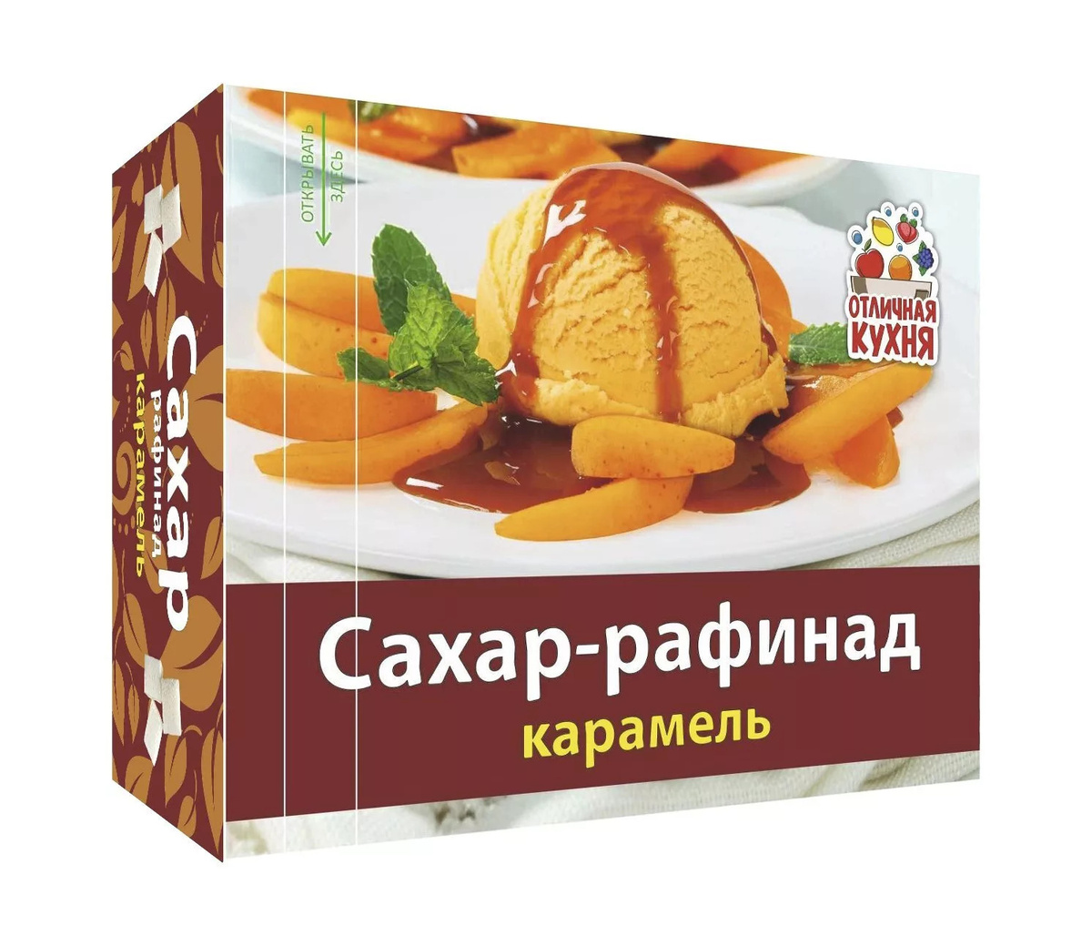 Сахар-рафинад "Отличная кухня" с карамелью, 450 г. — купить в интернет ...