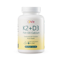 Original vitamins Комплекс К2+D3+Кальций и Рыбий жир Омега-3 - 60 капсул. Спонсорские товары