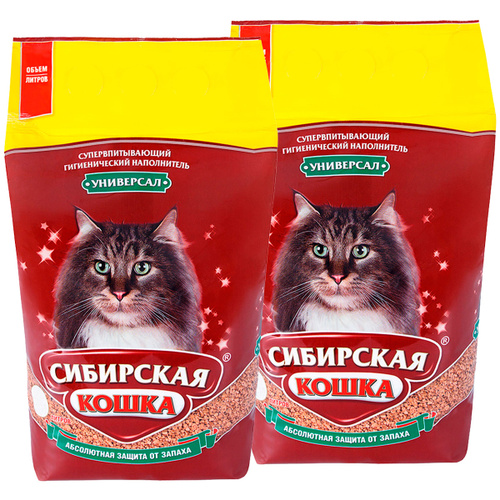 Наполнитель для кошачьего туалета сибирская кошка комфорт