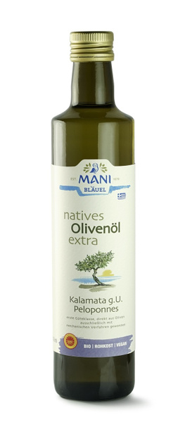 MANI Оливковое масло Extra Virgin, Kalamata g.U., Peloponnes, 500мл ...