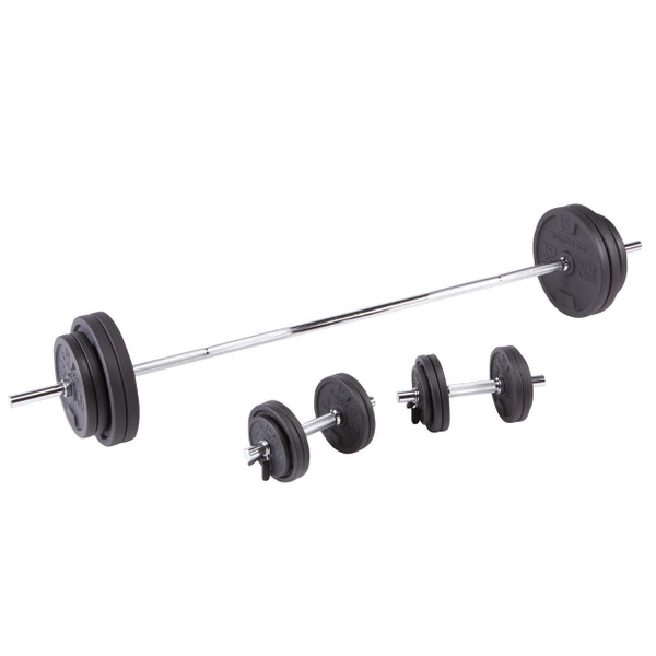 Гантели DECATHLON 93 кг CORENGTH, 2 шт., черный - купить по выгодным ...