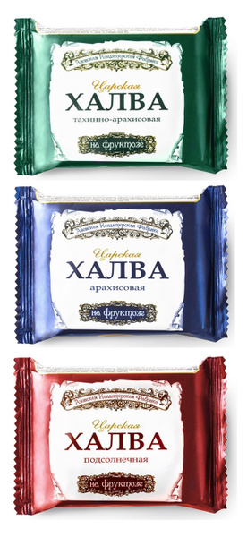 Халва 3 в 1. Халва подсолнечная на фруктозе "ЦАРСКАЯ" 180г., халва ...