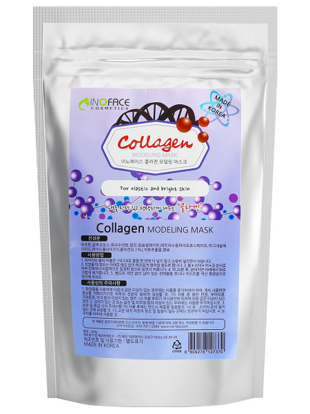INOFACE Альгинатная маска для лица с коллагеном Collagen Mask, 200г ...