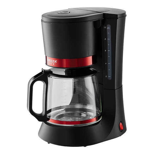 Кофеварка капельная Delta Lux LUX DL-8152, черный - купить с доставкой ...