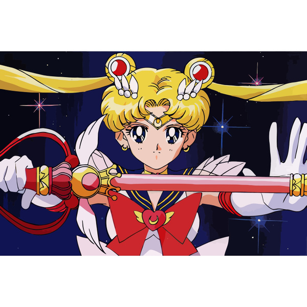 Sailor moon картина по номерам