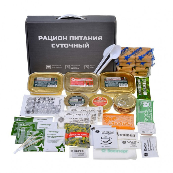 Сухой паёк Комплексный рацион питания суточный ИРП Армия России ...