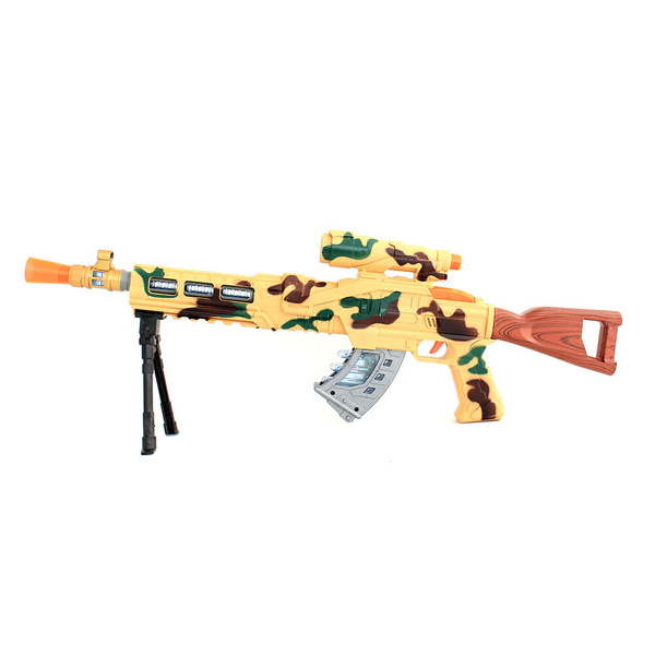 Игрушечный автомат с лазером, подсветкой и звуком, 85 см, 2028A ...