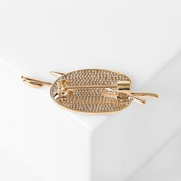 Брошь "Палитра" художника, цветная в золоте - купить с доставкой по ...