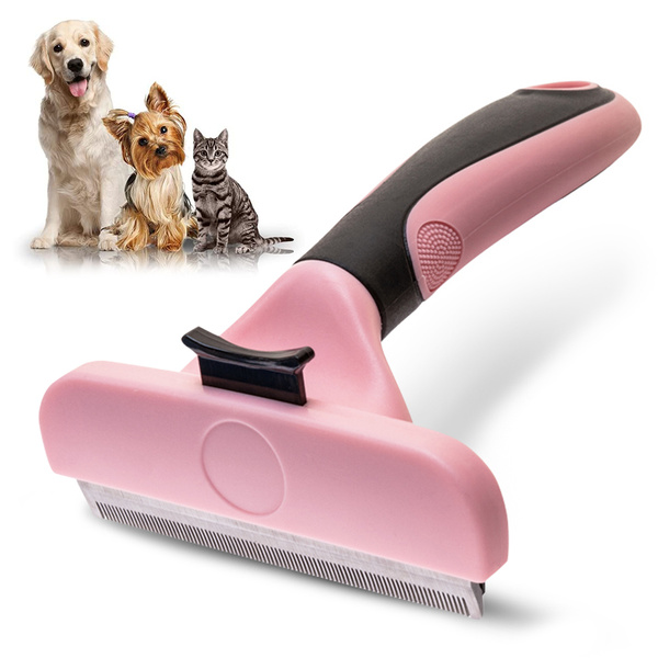 Универсальный дешеддер для собак и кошек (чесалка, пуходерка, скребница ...