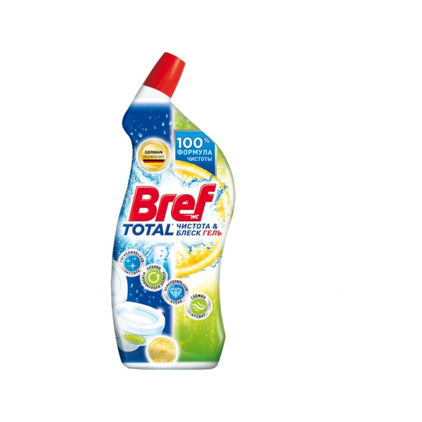 Bref Гель для туалета Total Чистота и блеск Лимон, 700мл/ - купить с ...