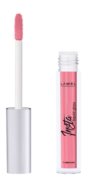 LAMEL PROFESSIONAL Блеск для губ Insta Liquid Glass, 3 мл, 408 купить ...