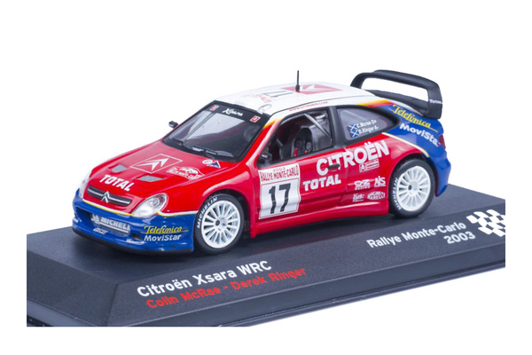 NOREV CITROEN XSARA Wrc Monte Carlo 2003 .Ech 1/43 . Solido .Verem