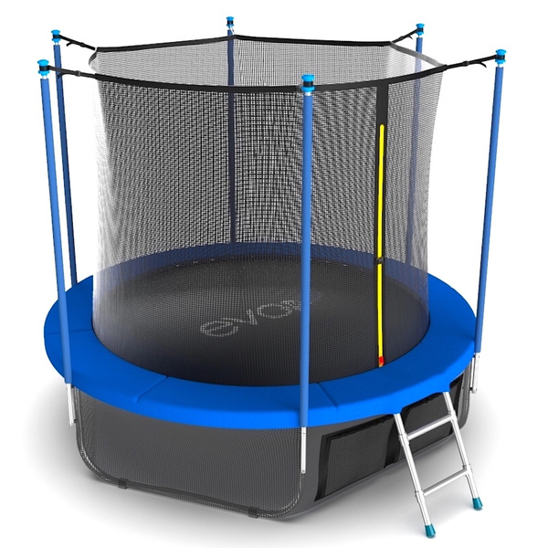 Батут каркасный EVO JUMP EVO JUMP Internal 8ft (Sky) - купить по ...