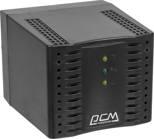 Стабилизатор напряжения Powercom TCA-3000 Black, 187 В - 253 В, 3000 ВА ...