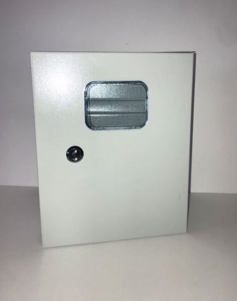 Щит/корпус уличный металлический герметичный с панелью с козырьком ЩРУ ...