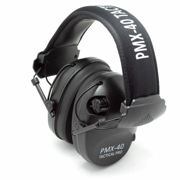 Наушники активные для стрельбы PMX Tactical PRO PMX-40B 27-85 ДБ Черный ...