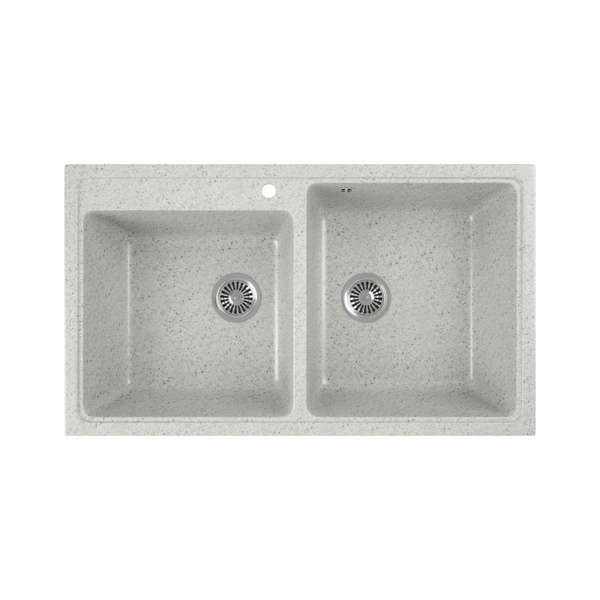 Кухонная мойка врезная GreenStone GRS-85k-310 серый - купить с ...