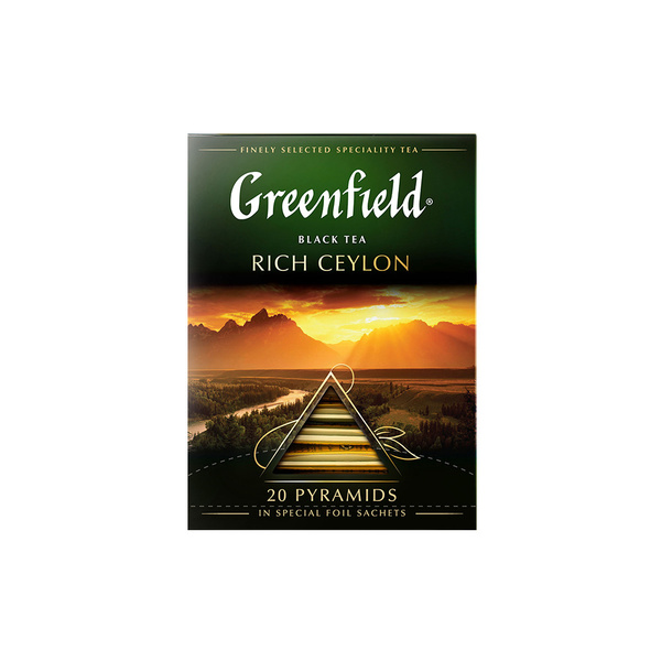 Чай Greenfield Rich Ceylon черный (2г x 20шт), 40г купить на OZON по ...