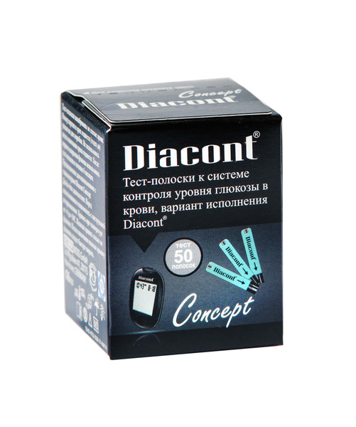 Тест-полоски для глюкометра Диаконт Концепт (Diacont Concept) 50 штук ...