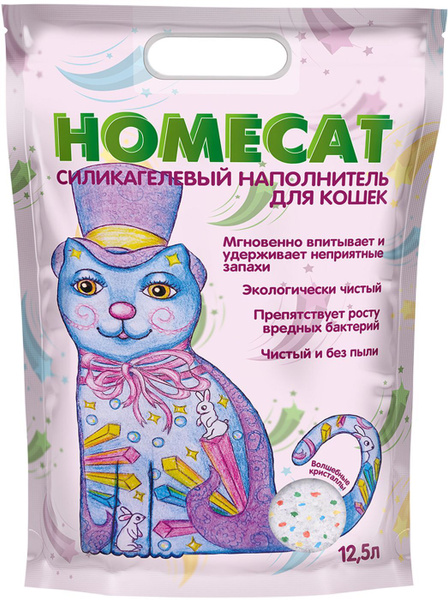 Наполнитель для кошачьего туалета homecat