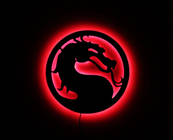 Настенный светильник Mortal Kombat. Светильник настенный Мортал Комбат ...