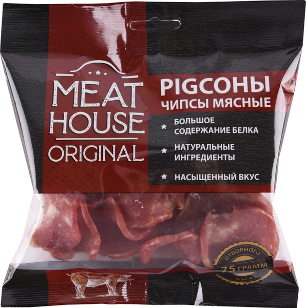 Вопросы и ответы о Чипсы Мясные Классические Meat House Original, 75г ...