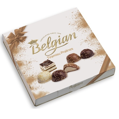 Шоколадные конфеты The Belgian, пралине со вкусом тирамису, 200 г ...