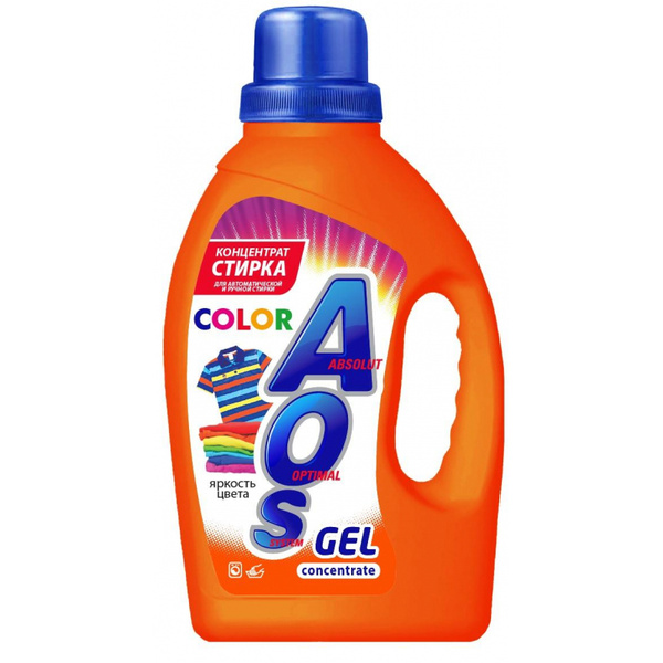 Гель для стирки AOS Color 1,3 кг - купить с доставкой по выгодным ценам ...