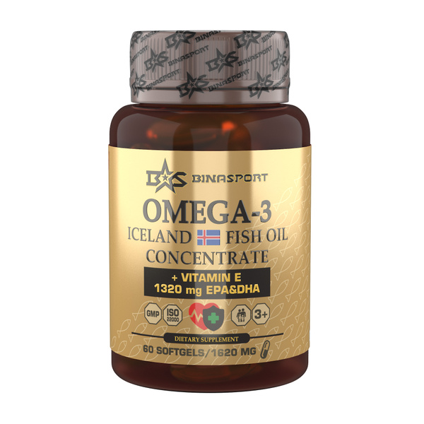 Концентрат Омега-3 рыбий жир из Исландии Binasport ("OMEGA-3 ...