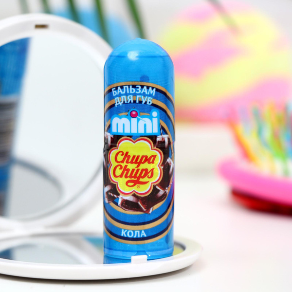 Бальзам для губ Chupa Chups mini кола - купить с доставкой по выгодным ...