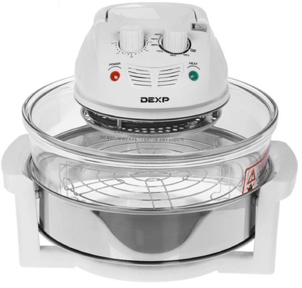 Аэрогриль DEXP Аэрогриль электрический/регулируемый ТЭН/1400 Вт/подарок ...