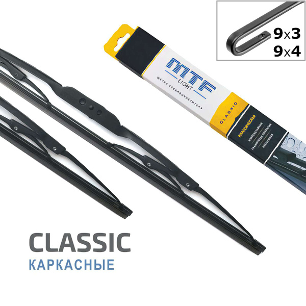 Комплект каркасных щеток стеклоочистителя MTF Light 61203, крепление ...