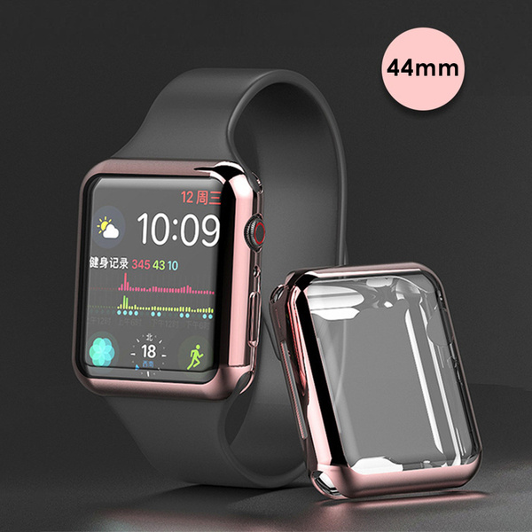 Защитный силиконовый чехол для Apple watch 4/5/6/SE, 44 mm, бампер на ...