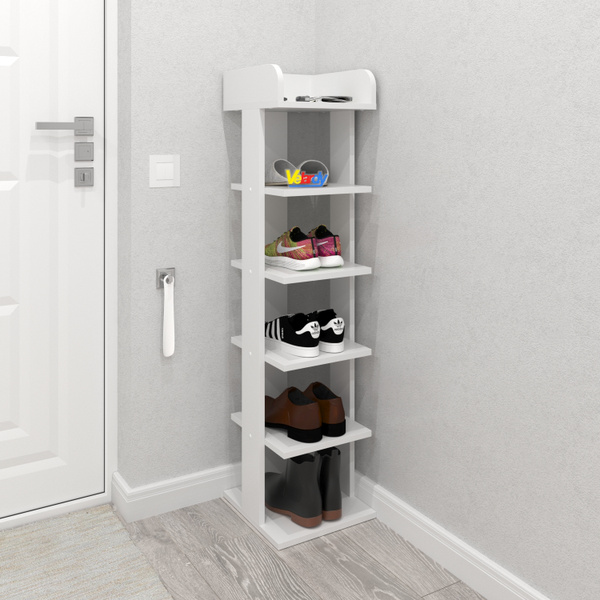 Обувница Velardy OB30x32x120_C_1_Белый, ЛДСП, 32x30x120 см - купить по ...