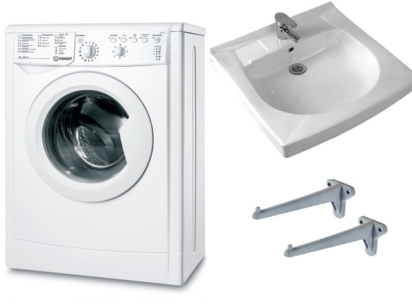 Стиральная машина Indesit под раковину IWUB 4105 с раковиной_Indesit ...