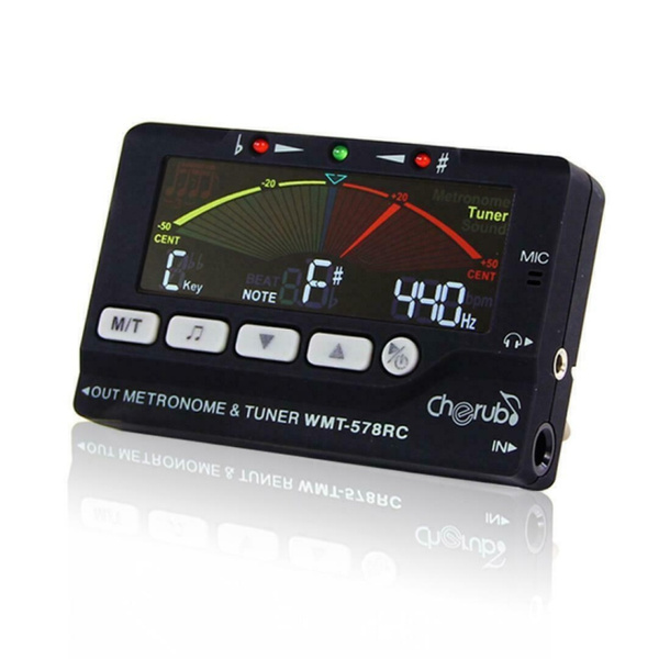 Универсальный Метроном Тюнер Cherub WMT-578RC купить на OZON по низкой ...