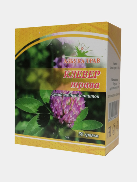 Клевер луговой трава, 30 гр. (Азбука трав) - купить с доставкой по ...