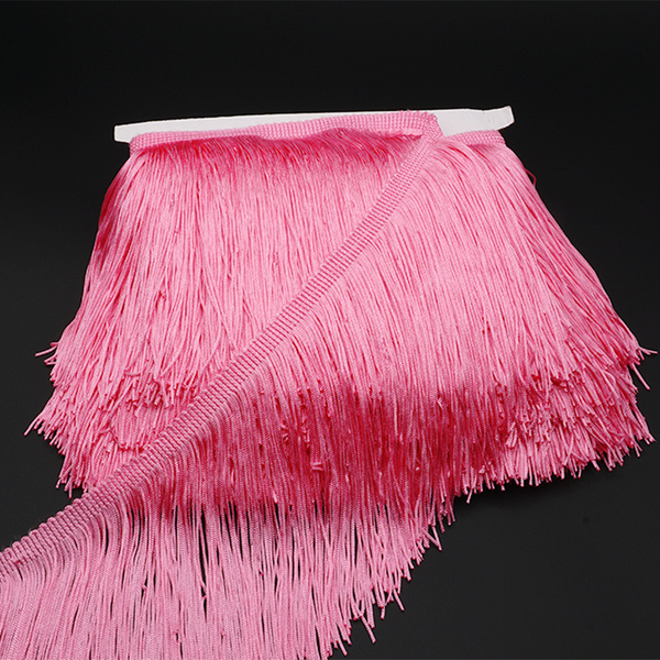 Бахрома для платьев и для рукоделия, цвет светло-розовый ширина 15 см ...