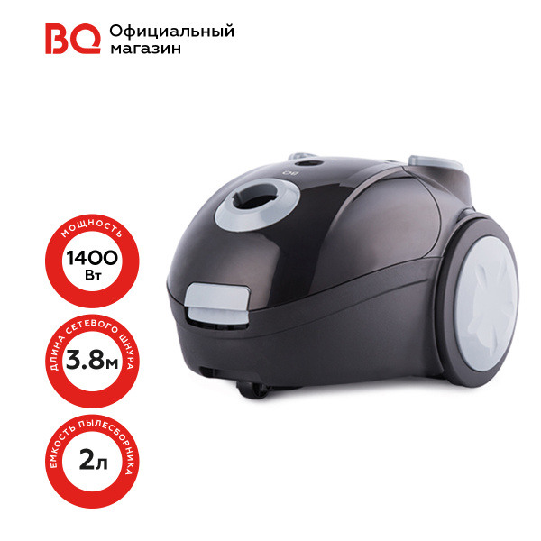 Пылесос проводной BQ VC1403B Черный-Серый купить на OZON по низкой цене ...