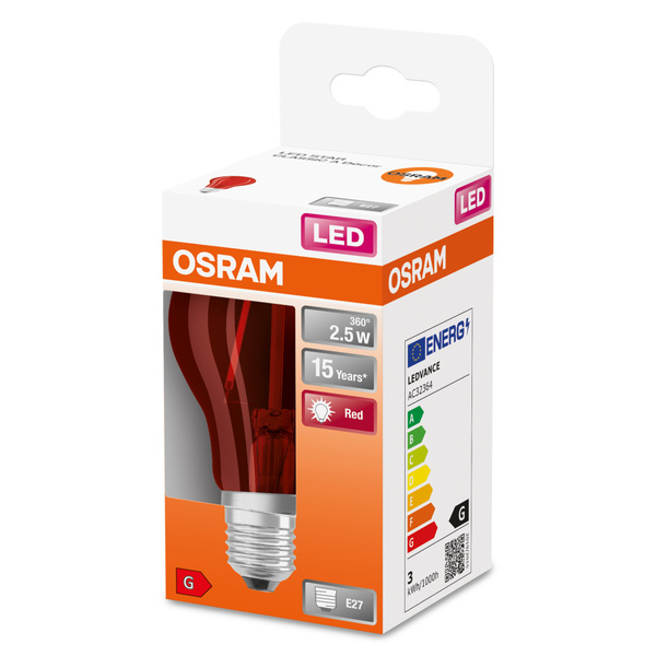 Филаментная Лампочка OSRAM E27 Груша 45 Лм - купить в интернет магазине ...
