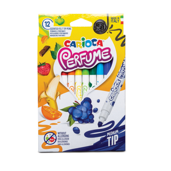 Фломастеры "Carioca" ароматизированные Perfume 12 цв - купить с ...