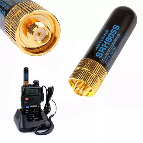 Антенна для рации Baofeng-Баофенг двухдиапозонная мини SRH-805S ...