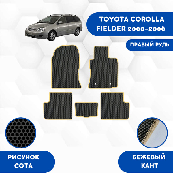 Эва коврики для TOYOTA COROLLA FIELDER 2000-2006, правый руль / EVA ...