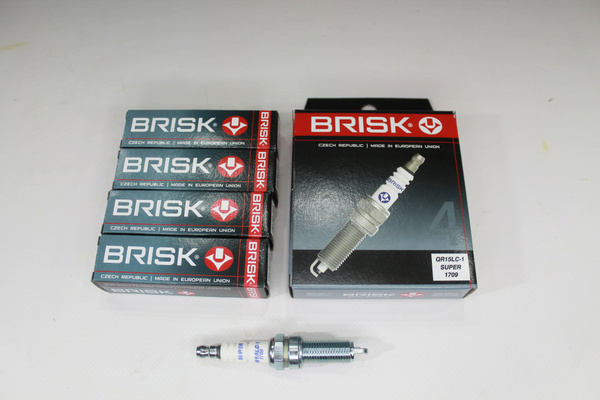 Комплект свечей зажигания BRISK QR15LC-1 - купить по выгодным ценам в ...