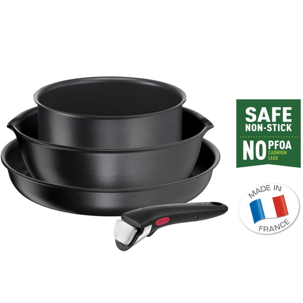 Набор посуды со съемной ручкой Tefal Ingenio Daily Chef Black L7629453 ...