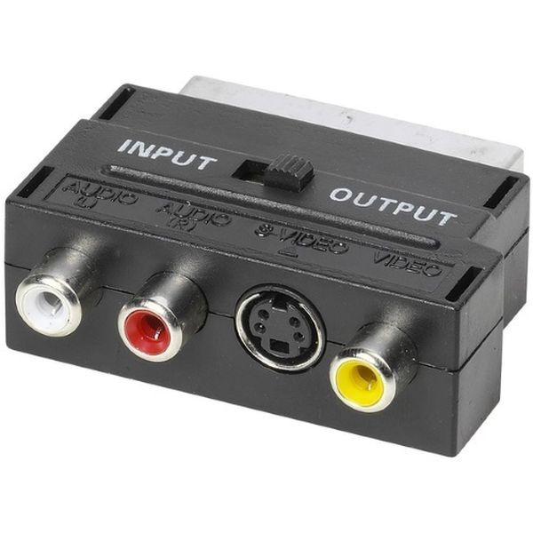 Кабель SCART Vivanco SCART папа/3*RCA+S-Video мама (47048) - купить по ...