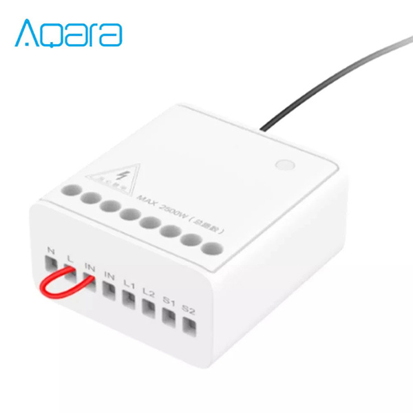 Двухканальное реле aqara подключение схема Беспроводное реле Aqara 2 way relay module - купить с доставкой по выгодным цена