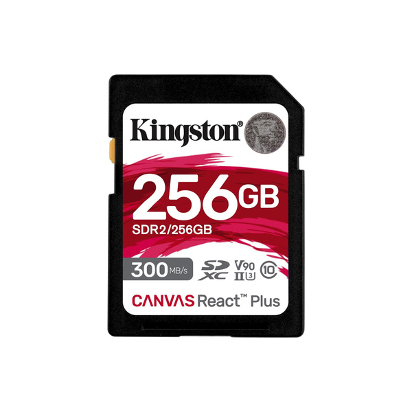 Карта памяти kingston canvas react plus microsd