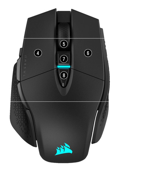 Игровая мышь беспроводная Corsair C/M65 RGB ULTRA WIRELESS-1 CORSAIR ...