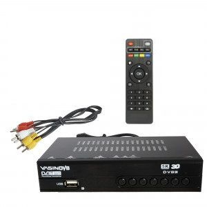 Ресивер цифровой YASIN T8000 эфирный DVB-T2/C тв приставка бесплатное ...